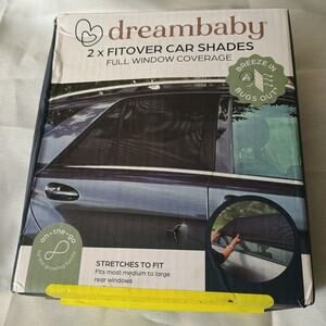 Dreambaby Fit Over Car Shades - Full Window Coverage